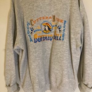 Vtg cutter and buck sweat shirt embroidered